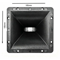 Corne professionnelle en plastique à haute fréquence, ouverture de gorge 26 mm, base carrée, accessoires audio professionnels