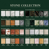 Mosaïque en pierre naturelle JYSTONE, carreaux carrés et hexagonaux en marbre pour la décoration moderne des murs de salle de bain, des crédences de cuisine et des sols.