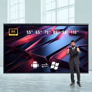 OEM/ODM 55 65 75 86 Inch 4K UHD Touch Interactive Whiteboard Smart Display with Android for Elementary School Literacy Classes - Product Image 1