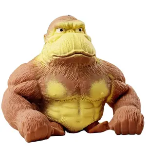 EPT mainan Fidget pasir peregangan mainan monyet Squishy pereda stres gorila Remas Orangutan - Product Image 6