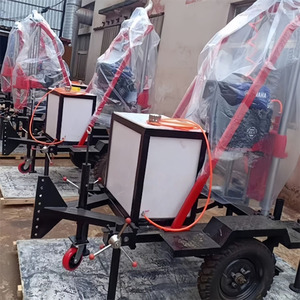 Máquina perforadora de hormigón portátil montada en remolque con motor para construcción de carreteras - Product Image 2