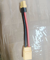 Câble de conversion du port de charge de batterie de trottinette électrique, connecteur mâle XT90 vers connecteur mâle/femelle XT60, 12AWG