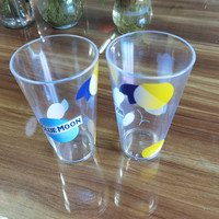 Vente chaude, gobelet à boisson réutilisable en plastique PP personnalisé de 24 oz avec poignée pour le vin, le lait, les desserts
