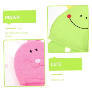 Toallas de bebé, guantes de ducha de dibujos animados <span class=keywords><strong>para</strong></span> niños, esponja de baño con diseño de animales, guante de baño <span class=keywords><strong>para</strong></span> bebés, niños pequeños, exfoliante corporal - Product Image 6