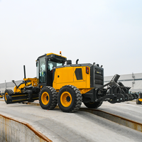 Niveleuse à moteur SHANTUI SG17B6 de 164 kW pour le façonnage des sous-drailles, la découpe des pentes et la préparation des surfaces routières