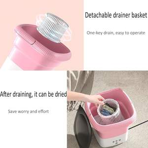 Machine à laver miniature pliable, stable, durable et de haute qualité, idéale pour gagner de la place - Product Image 3