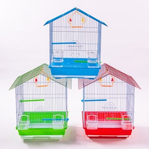 Volière extérieure pour oiseaux, grande cage pour animaux de compagnie pour jardin et patio, pour perroquets et pigeons, cage galvanisée résistante aux intempéries - Product Image 5