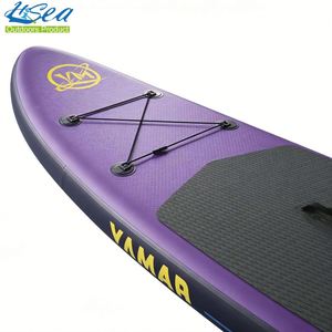 Planche de surf gonflable SUP 260 cm personnalisée Chine en stock, double Hisea souple pour la course adulte, planche de paddle gonflable OBH HiSea - Product Image 1