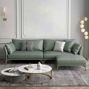 Sofá Modular en Forma de L para Sala de Estar, Relleno de Espuma, Personalizable, para Apartamentos y Hoteles - Product Image 1