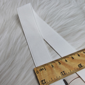 Bande élastique colorée de 25 mm pour veste matelassée, ruban biais blanc, élastique pliable pour emballage cadeau, bande élastique pour sous-vêtements - Product Image 3