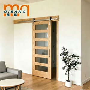 Puerta Corredera Interior de Diseño Moderno, Duradera y de Alta Calidad, Divisor de Habitaciones, Puertas <span class=keywords><strong>Granero</strong></span> - Product Image 5