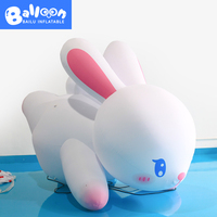 Lapin gonflable personnalisé pour la décoration de festivals, événements festifs et publicité commerciale