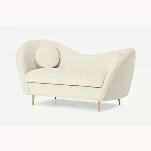 Velvet Sofa Minimalist Style Corner Wooden Sofa Set Living Room Comfortable And Soft Furniture Sofa