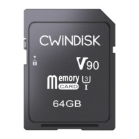 Vitesse rapide V90 512 Go 128 Go 256 Go mémoire S D carte pour drone GPS boîte noire