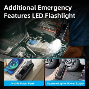 Newo lp10 משאבת אוויר אלחוטית ניידת מיני מכונת צמיגי מתכת אלחוטי מדחס צמיגי רכב מדחס צמיגי מתכת אלחוטי - Product Image 2