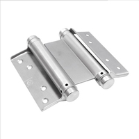 Charnière à ressort Double Action en acier inoxydable, balançoire de porte de café, Saloon, fermeture automatique, livraison gratuite