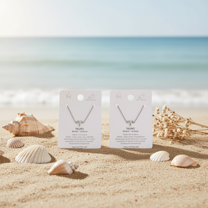 Tobillera de acero inoxidable con colgante de Tauro para mujer, joyería de moda - Product Image 3