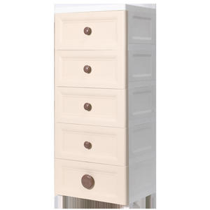 Armoire de <span class=keywords><strong>rangement</strong></span> en plastique à 40 compartiments de style européen, organisateur d'articles ménagers, armoire pour enfants, boîte à jouets, table de chevet nordique - Product Image 4