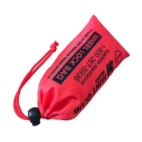 Sac à cordon en polyester sergé épais en gros, sac de protection de roue automobile personnalisé avec logo pour concessionnaires automobiles et assistance routière