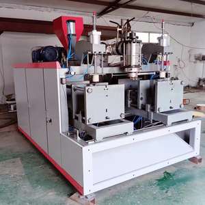 Oliefles Energiebesparende blaasmachine Kunststof fles blaasmachine Dubbelstation 20l Semi-automatische flesblaasmachine - Product Image 6