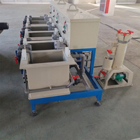 Machine de placage à l'or et au zinc avec composant de réservoir central pour ligne de placage
