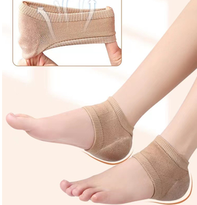 Chaussettes hydratantes à talon, chaussettes à bout <span class=keywords><strong>ouvert</strong></span>, Gel fissuré, pieds sans orteils, réparation de talon, chaussettes pour femmes, pieds secs durs craquelés - Product Image 6