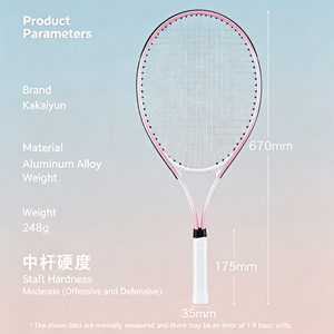 Raquette de tennis pour femmes en carbone composite de qualité supérieure, durable, avec sac de transport, pour débutantes, entraînement, look sportif féminin - Product Image 3