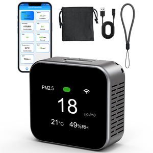 Testador de Qualidade do Ar Portátil 9 em 1, <span class=keywords><strong>Detector</strong></span> de PM2.5, PM1.0, PM10 e <span class=keywords><strong>VOC</strong></span>, Monitor de Qualidade do Ar Interno, CE ROHS - Product Image 1