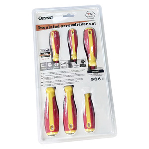 Outools Insulated <b>Screwdriver</b> Set 7 Pc Cross Flat Head Electrician Repair Tool - Product Image 5