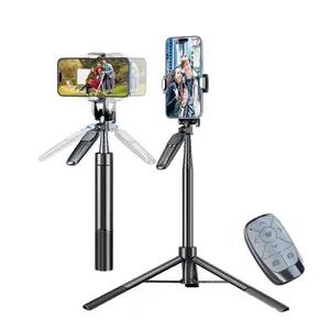Pixel ST2 Trépied portable pliable <span class=keywords><strong>anti</strong></span>-vibration pour prise de vue, bâton de <span class=keywords><strong>selfie</strong></span> réglable de 1,6 m - Product Image 1