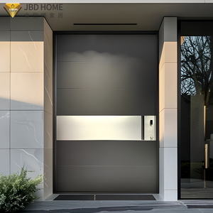Porta d'Ingresso in Acciaio Moderna su Misura, Resistente alle Intemperie, Durevole e Antiruggine per Applicazioni di Sicurezza Esterne - Product Image 3