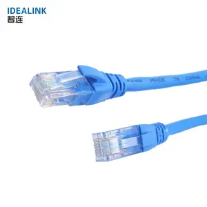 Özel uzunluk D bağlantı korumalı Belden Cat6 yama kablosu 2M 3M 5M bilgisayar bağlantı kablosu