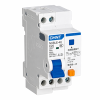 Interruptor Diferencial CHINT NXBLE-63 6A-63A 1PN 2P 3P 3PN 4P Curva C 30mA 6kA con Certificación CE CB UL, Stock de Fábrica