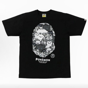 Nuova T-shirt Larga in Cotone Pesante a Maniche Corte con Stampa Cartoon <span class=keywords><strong>Squalo</strong></span> Camo, Stile Giapponese, di Tendenza Transfrontaliera, Collezione 2026 - Product Image 3