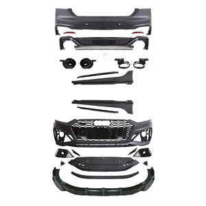 Bodykit <span class=keywords><strong>prix</strong></span> usine pour <span class=keywords><strong>Audi</strong></span> A5 B9 <span class=keywords><strong>2021</strong></span> + mise à niveau vers A5 <span class=keywords><strong>RS5</strong></span> Style voiture pare-chocs calandre jupe latérale facile Insatlltion 1:1 montage - Product Image 2