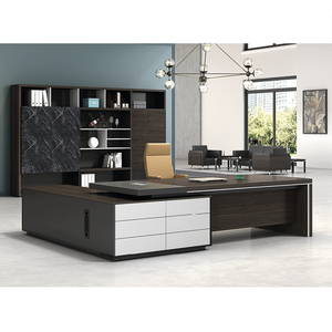 Escritorio de Computadora Personalizado para Muebles de Oficina Comerciales Modernos - Oficina Ejecutiva del Departamento de Administración - Product Image 6