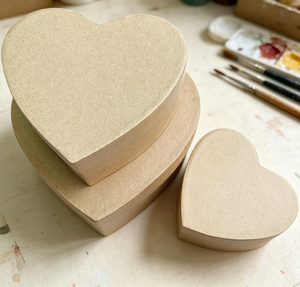 Caja de Papel con Forma de Corazón en Varios Tamaños, Caja de Regalo Hecha a Mano sin Pintar, Contenedor con Forma de Corazón para Bodas, San Valentín, Decoración DIY, Embalaje de Regalos - Product Image 4