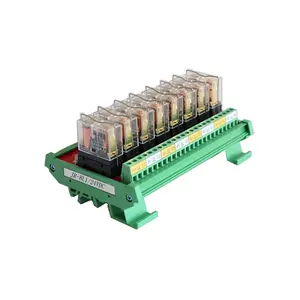 JR-8L1 8 kênh G2R-1-E relay 10A 24VDC Board JR-8L1 Module Relay spdt