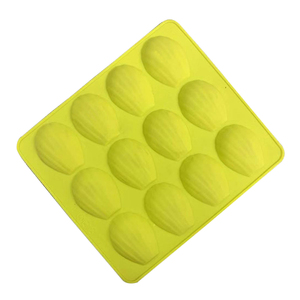 12 Khuôn Bánh Cativty <span class=keywords><strong>Shell</strong></span> Madeleine Silicone Dụng Cụ Làm Bánh Không Dính - Product Image 1