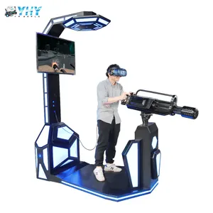 공장 가격 1 플레이어 가상 현실 서 9D VR 워커 Gatling 총 촬영 시뮬레이터