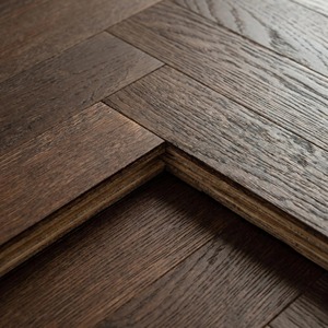 Suelo de Madera de Ingeniería de Nogal Negro Cepillado, 14mm, <span class=keywords><strong>Roble</strong></span> Ruso Grado A+, Parquet Multicapa en Espiga - Product Image 2
