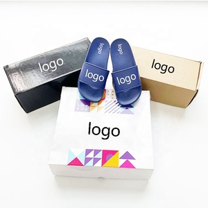 รองเท้าแตะยางผู้หญิงราคาถูกจากโรงงาน ฤดูร้อน 2023 รองรับโลโก้ของลูกค้า รองเท้าแตะพีวีซีแบบสไลด์สั่งทำพิเศษ พร้อมกล่อง สำหรับประเทศโคลอมเบีย - Product Image 1