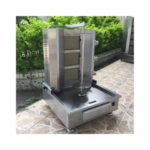 Nueva máquina eléctrica automática de parrilla Shawarma Kebab para carne, salchichas, aves de corral, pescado para restaurantes, tiendas de comida, hoteles
