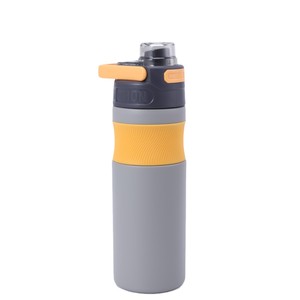 Bouteille d'eau de sport personnalisée avec logo, poignée de transport, poignée en silicone, large ouverture, gourde de voyage réutilisable - Product Image 2
