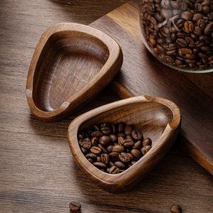 2025 nouveaux produits grain de <span class=keywords><strong>café</strong></span> plaque de pesée noyer mètre <span class=keywords><strong>café</strong></span> pesant haricot plaque plat tasse à mesurer - Product Image 4