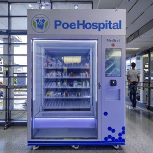 Клиника, аптека, кредитная карта, монета, код QR, жетон-лифт, принимающий торговый автомат для рецептурных и ОТС лекарств - Product Image 1