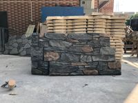 Carreaux muraux en polyuréthane 3D de haute qualité, imitation pierre, panneaux en pierre PU pour façade commerciale
