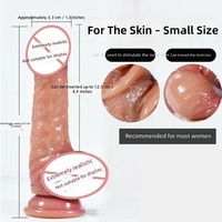 Dildo réaliste en silicone liquide à double couche, texture réaliste, flexible, pour adultes, dildo en silicone pas cher, masturbateurs