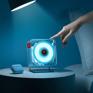 Ice Candy Waves Haut-parleur en vinyle Aide au sommeil <span class=keywords><strong>Bruit</strong></span> blanc avec veilleuse RVB Haut-parleur Bluetooth sans fil transparent - Product Image 2