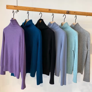 Nouveau <span class=keywords><strong>Pull</strong></span> Jacquard Tricoté à <span class=keywords><strong>Col</strong></span> Montant et Découpes pour <span class=keywords><strong>Femme</strong></span> Hiver 2026 – Vente en <span class=keywords><strong>Gros</strong></span> - Product Image 4